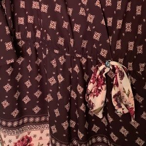 Beautiful Dark Purple Romper from Maurices!